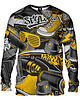 bluzy męskie Bluza Bez Kaptura Męska DR.CROW Street Graffiti