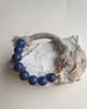 bransoletki z kamieni naturalnych Bransoletka WĘZŁY z kulkami lapis lazuli