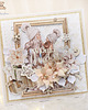 kartki scrapbooking Kobieca kartka zimowo-urodzinowa, urodziny "Mum's Love" GOTOWA