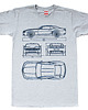 t-shirty męskie Koszulka CHEVROLET Camaro NEW GRAY tshirt