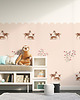 naklejki ścienne do pokoju dziecka Naklejka Lamperia-jelonki-pink