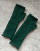 rękawiczki damskie Mitenki z wełny owczej i lamy butelkowa zieleń