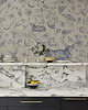 tapety i naklejki ścienne Tapeta Vintage Botanic Blue