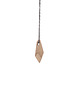 wisiory ONE EDGE / satin BRASS necklace