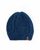 czapki damskie Niebieska morska czapka beretowa z alpaki