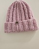 czapki damskie Różowa czapka wełniana