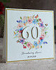 kartki scrapbooking Personalizowana kartka na 60 urodziny, BH 35