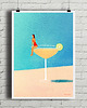 plakaty Słoneczna margarita - plakat fine art