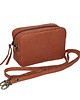 torebki mini Torebka skórzana brązowa Complimento marki Bolsa