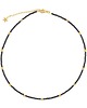 chokery Naszyjnik z gwiazdkami - czarny Spinel