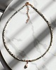 chokery Basic choker : jasper & pearl : jaspis i perła