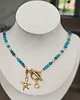 chokery Klasyczny chalcedon cytryn