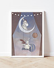 obrazy i plakaty do pokoju dziecięcego Sleepy Bunnies - plakat do pokoju dziecka
