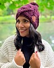 czapki damskie Czapka Handmade Hero Bordo