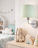 lampy do pokoju dziecka Kinkiet dziecięcy z abażurem RIMINI KIDS w pastelowej kolorystyce