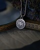bransoletki srebrne Księżyc - łańcuszkowa bransoletka z postarzanego srebra 925