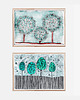 grafiki i ilustracje Zestaw 2 prac 50x70cm