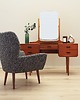fotele Fotel szary, włoski design, lata 70, produkcja: Włochy
