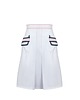 spódnice midi Biała spódnica z kontrafałdą CLASSIC I