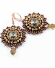 kolczyki swarovski Kolczyki Swarovski Drop of color Cinnamon