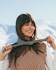 apaszki Apaszka Szara BIRUANG 100% etycznej wełny merino RWS