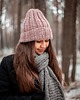 czapki damskie Czapka beanie wełna 100%