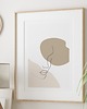plakaty Plakat Szkic Kobiety Abstrakcja Line art P423