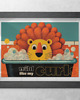 plakaty Plakat lew w wannie  wild like my curls 30x40