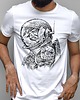 t-shirty męskie Koszulka  z nadrukiem Koci astronauta