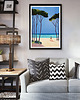 plakaty Joga nad brzegiem morza - plakat 50x70 cm