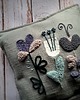 poduszki plecione Poduszka kwiaty punch needle boho natural
