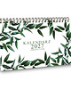 kalendarze i plannery Kalendarz 2027 biurkowy GREEN LUSH wolnostojący