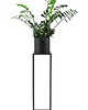 kwietniki Kwietnik Metalowy METALLO 80cm szary LOFT