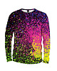 bluzy męskie Koszulka Longsleeve Męska DR.CROW Splatter Black