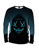 bluzy męskie Koszulka Longsleeve Męska DR.CROW Neon Mask