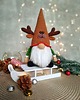 dekoracje świąteczne Skrzat w czapce renifera, Krasnal świąteczny, Skrzat do  dekoracji