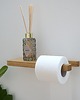 dodatki - łazienka - różne Minimalistyczny uchwyt  na papier toaletowy z półką