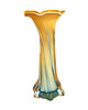 wazony Szklany wazon handmade kalia, Murano, Włochy, lata 80.