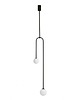 lampy wiszące Lampa Wisząca Black 133 cm