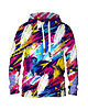 bluzy męskie Męska Bluza z kapturem DR.CROW Abstract B