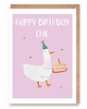 kartki okolicznościowe - wydruki Kartka okolicznościowa URODZINOWA Birthday Chic