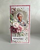 kartki scrapbooking Kartka na Dzień Babci w różu