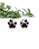 kolczyki ceramiczne Łapki- mini  kolczyki z łapką