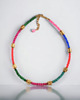 chokery UNIKAT : choker wakacyjny : jadeit & złota lawa : multicolor.