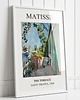 grafiki i ilustracje PLAKAT  St Tropez, Matisse obraz, wystawowy