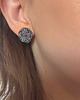 kolczyki soutache Kolczyki sutasz w metalicznych kolorach
