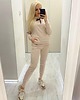 komplety damskie Dres damski beige  OLIWIA