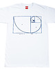 t-shirty męskie koszulka FIBONACCI BLUE Tshirt