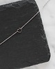 srebrne naszyjniki Rhodium Plated Tiny Heart Necklace