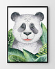 obrazy i plakaty do pokoju dziecięcego Panda   - plakat dla dzieci
